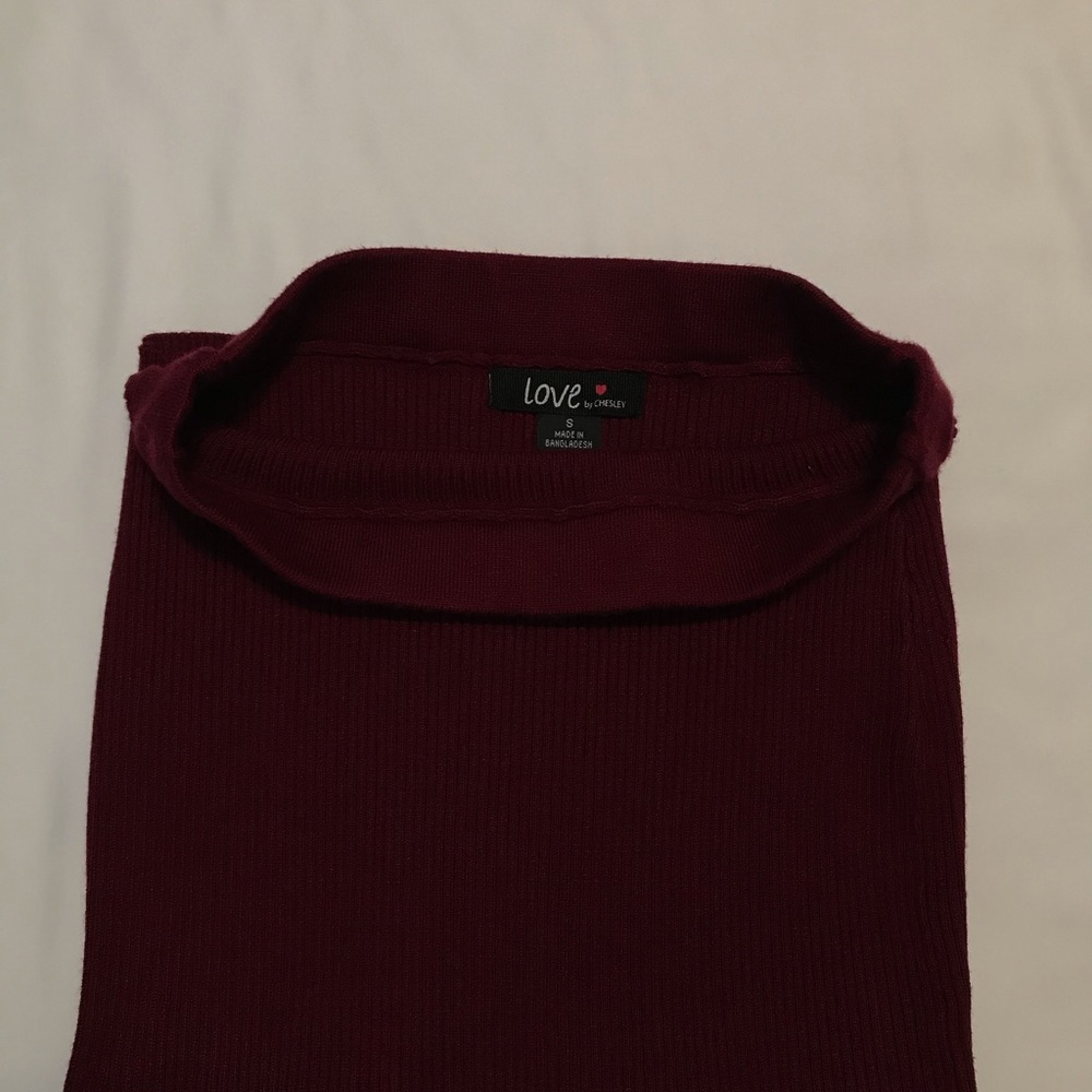 Burgundy Pencil Skirt